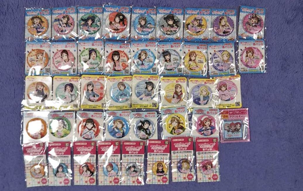 Amazon.co.jp: ラブライブ！サンシャイン Aqours 缶バッジ まとめ売り