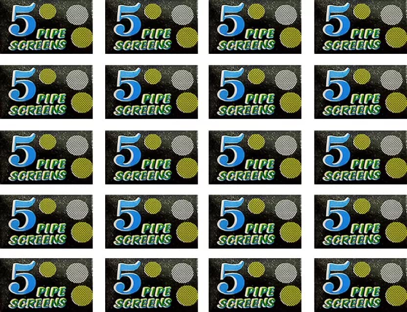 PUFF SMART Steel Screen Filter - Bong Accessory - 15mm - Set of 20 Silver.-image-4
