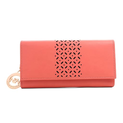 Nia & Nicole Women's Wallet Dark Peach