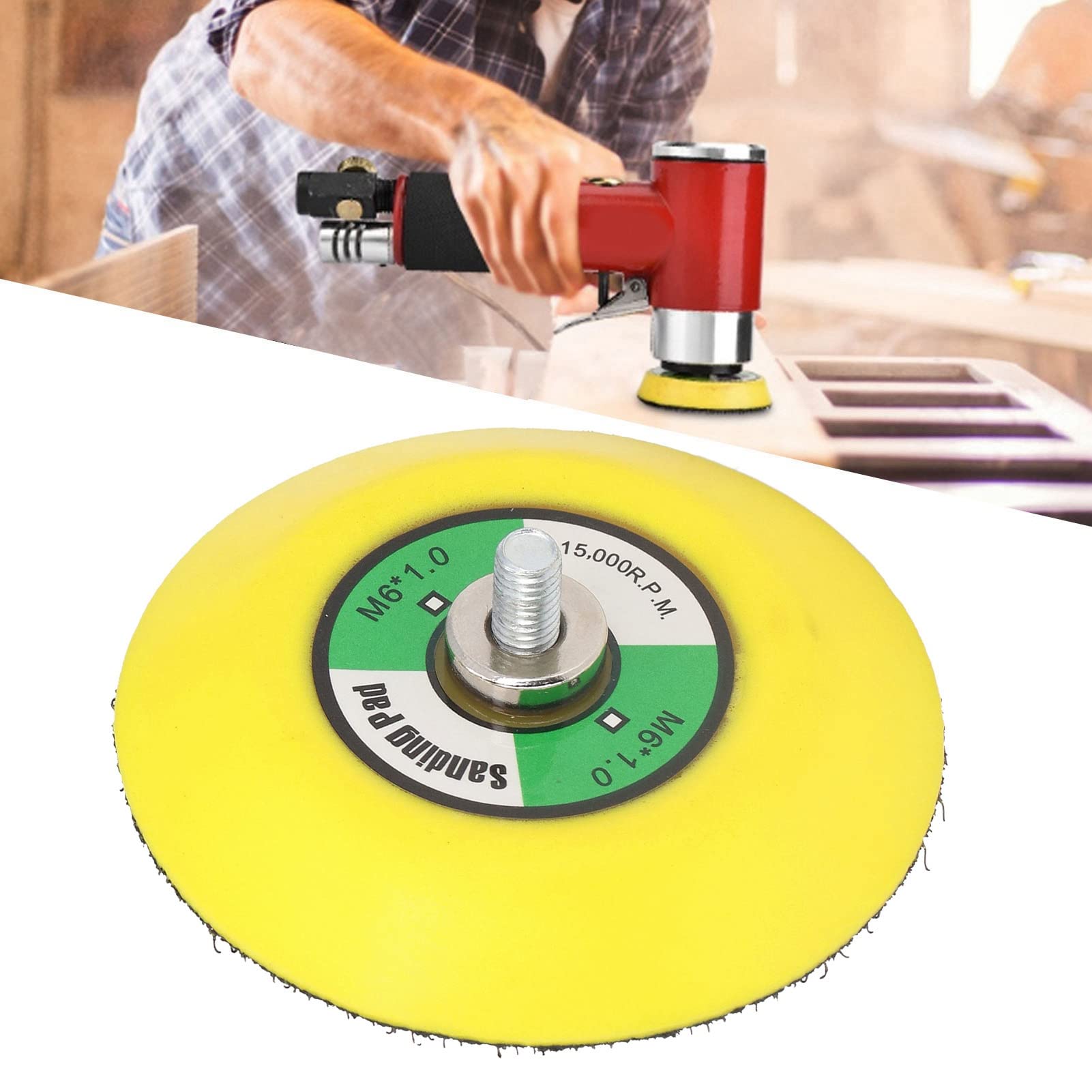 Universal Backing Plates Air Sander Polisher, Wide Range Uses for Foam Wool Paper Good Quality PU Material Flexible Durable - Image 4