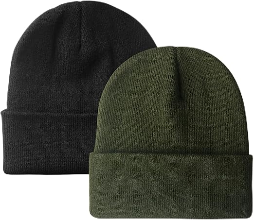 NPQQUAN Beanie for Men Women Winter Hats for Mens Beanie Cuffed Knit Beanies Skull Cap