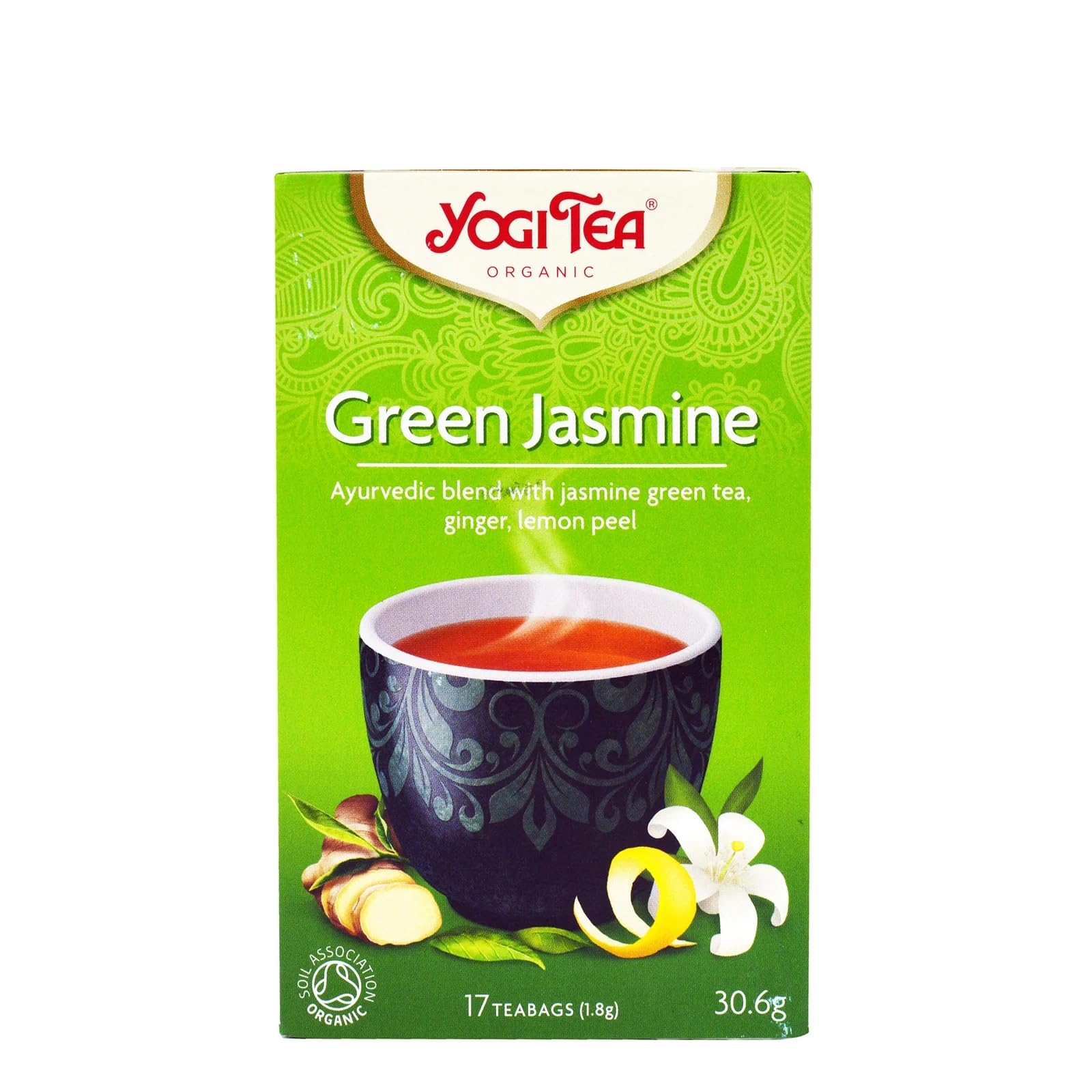 Yogi Tea Herbata zielonego jaśminu 17 torebek (opakowanie 6 szt.)
