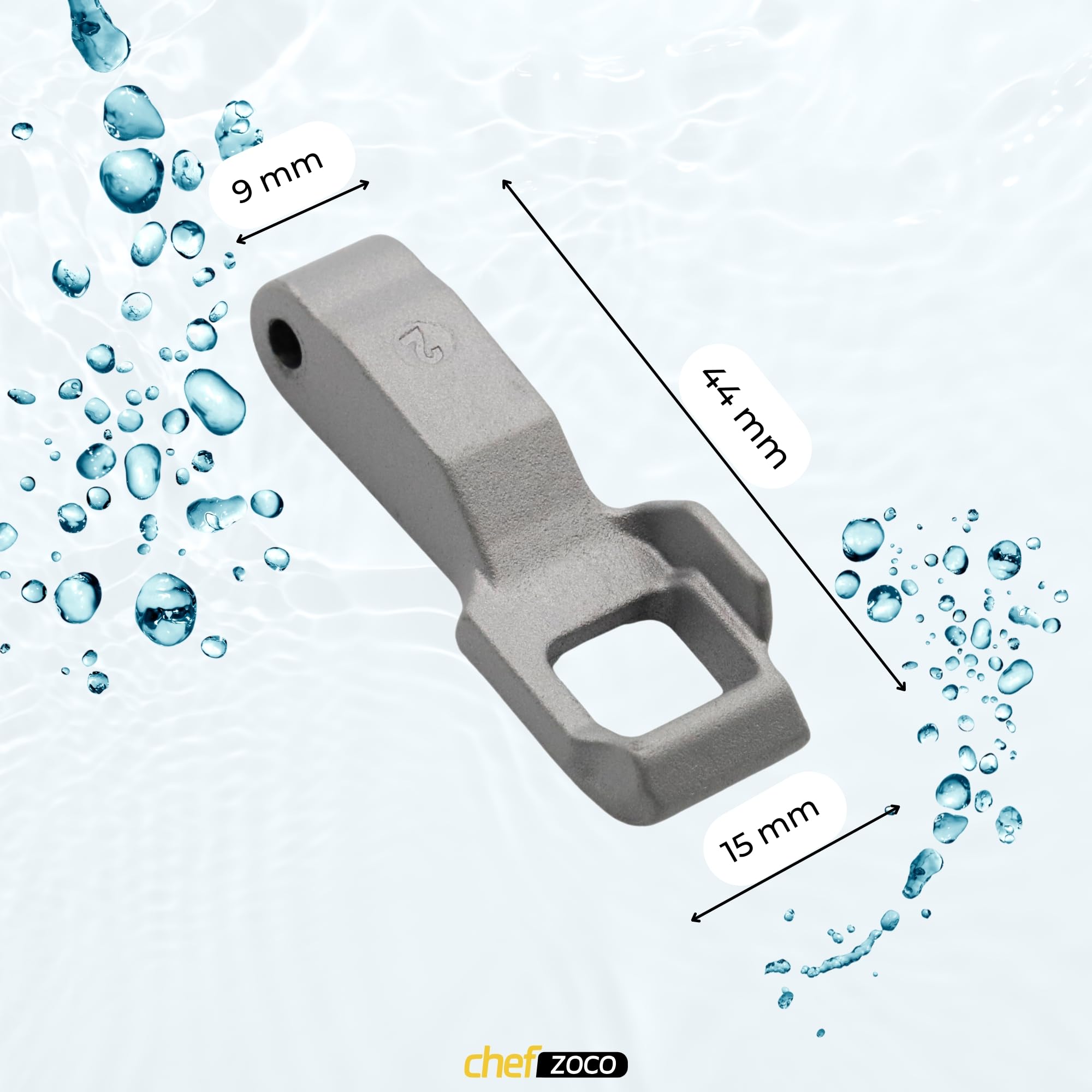 Gancio Porta Con Blocco Per Lavatrice LG - Ricambio Originale MFG63099101 AGF77417823 MFG62579002 - Compatibile Con Carica Frontale - 3