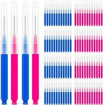 100pcs Interdental Brushes Dental Cleaning Tools Tooth Floss Picks Oral Hygiene Toothpicks