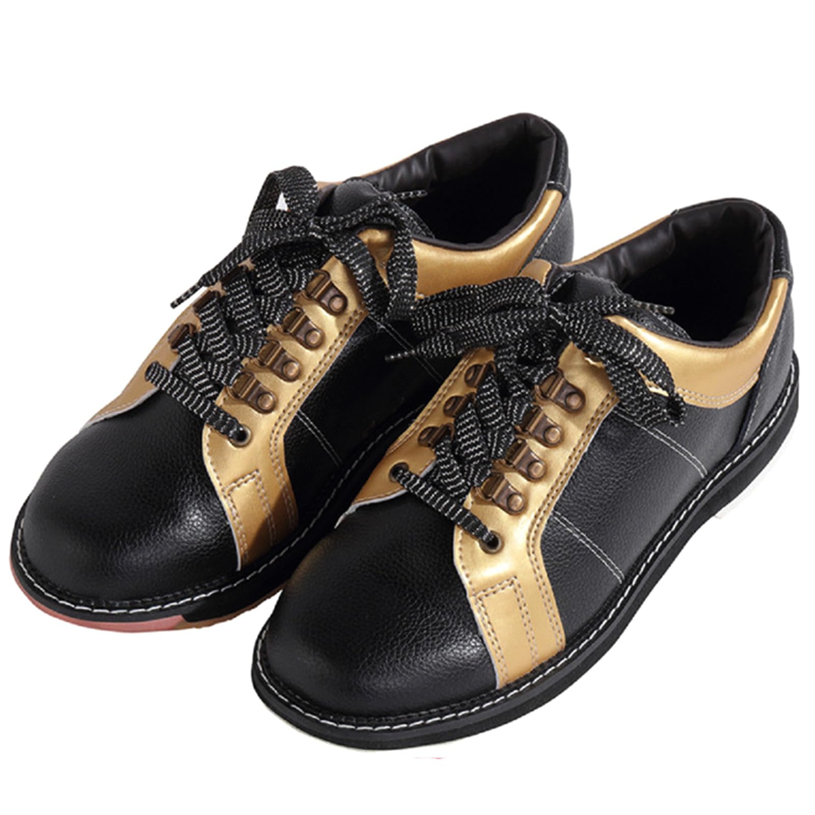 SDEQA Chaussures de Bowling pour Hommes et Femmes, Chaussures de Sport Professionnelles Confortables pour Le Bowling sur Gazon - Main Droite