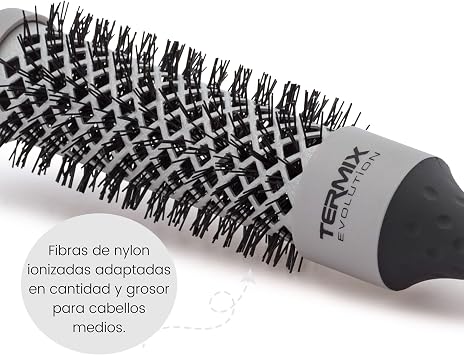 Termix Evolution Basic Ø 43 mm- Hairbrush for normal hair with ionized bristles for hair of medium thickness
