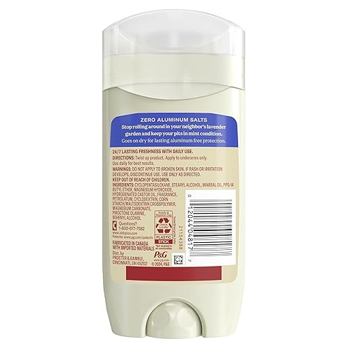 Miniatura 9 de Old Spice GentleMan's - Desodorante de tacto seco sin aluminio para hombres, frescura duradera 24/7, suave para la piel con acondicionadores