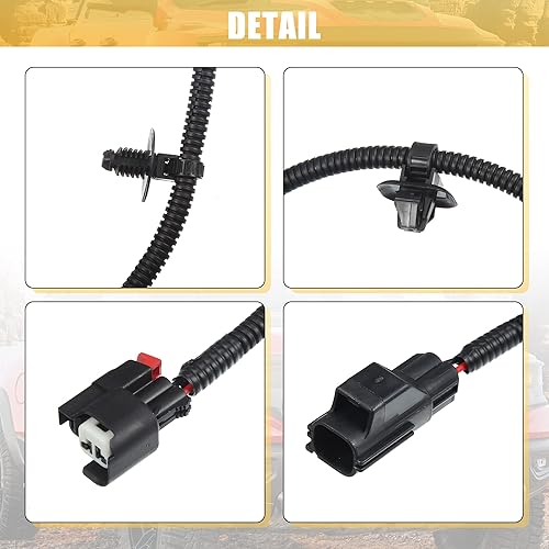 Miniatura 7 de X AUTOHAUX Reemplazo de arnés de cableado de luz para debajo del capó del automóvil 68090861AA para Dodge para Ram 2012-2017