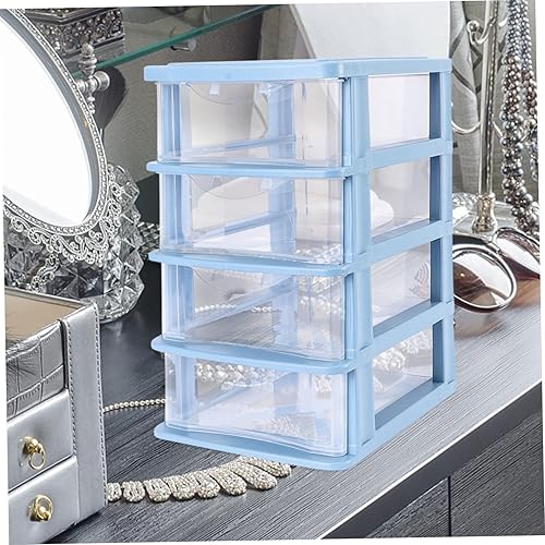 Miniatura 7 de Luxshiny Caja de almacenamiento de estante Caja de almacenamiento de plástico Cajones de escritorio Organizador de maquillaje Almacenamiento de