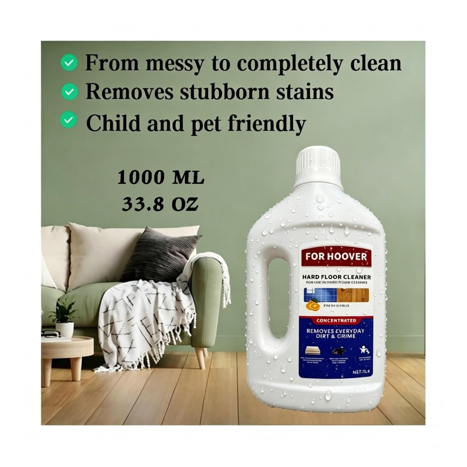 Aspiradora Limpiador Multisuperficie, Solución De Limpieza De Pisos Duros For Mascotas. Compatible Con Hoover. Aspiradora De Mano(3 pcs)