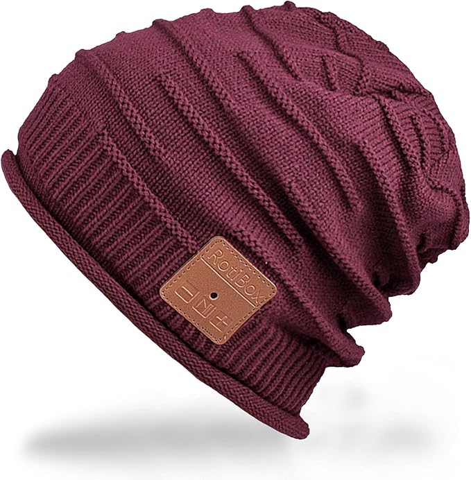 Mydeal Bluetooth Beanie Hat Cap with Stereo Speaker Headphones for Outdoor Sports Skiing Snowboard Skating Jogging