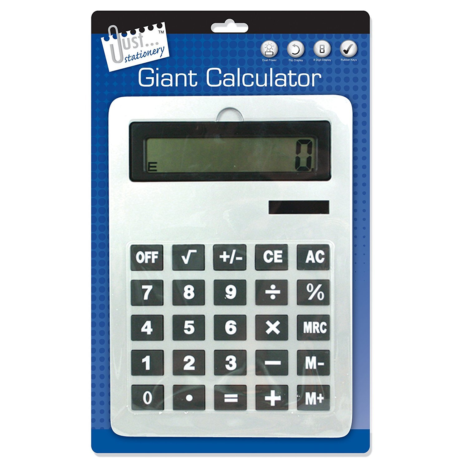 2X Just Stationery 210x295mm A4 Giant Calculator