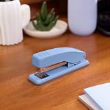 Swingline Stapler, Cub Compact Desktop Stapler, 20 Sheet Capacity, Metal, Electric Blue (S701069) – view 6