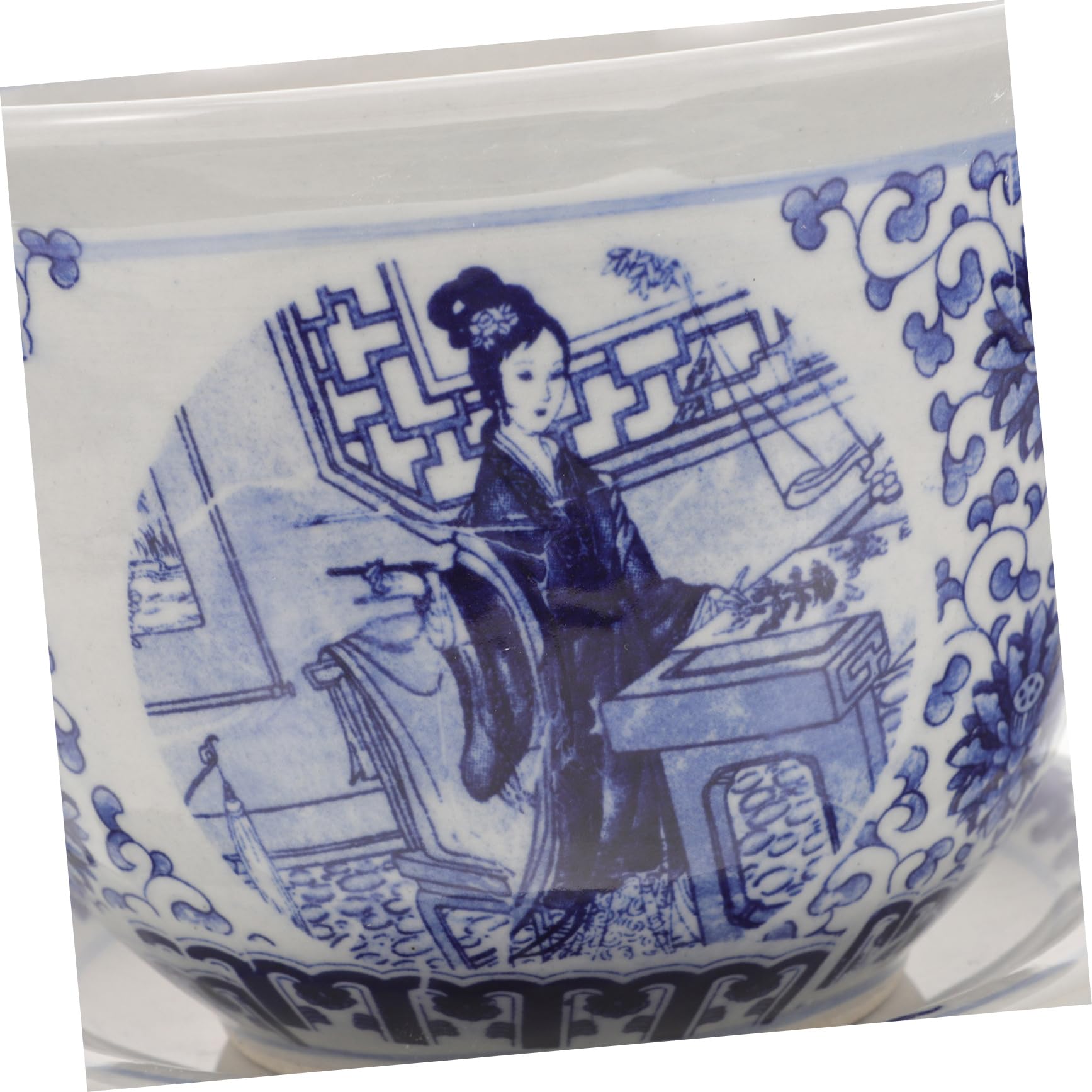 BESPORTBLE Ceramiczny Doniczkowy z Podstawką Donica Do Sukulentów Ozdobny Wazon Ceramiczny Do Roślin Okna i Ogrodu Wysokość