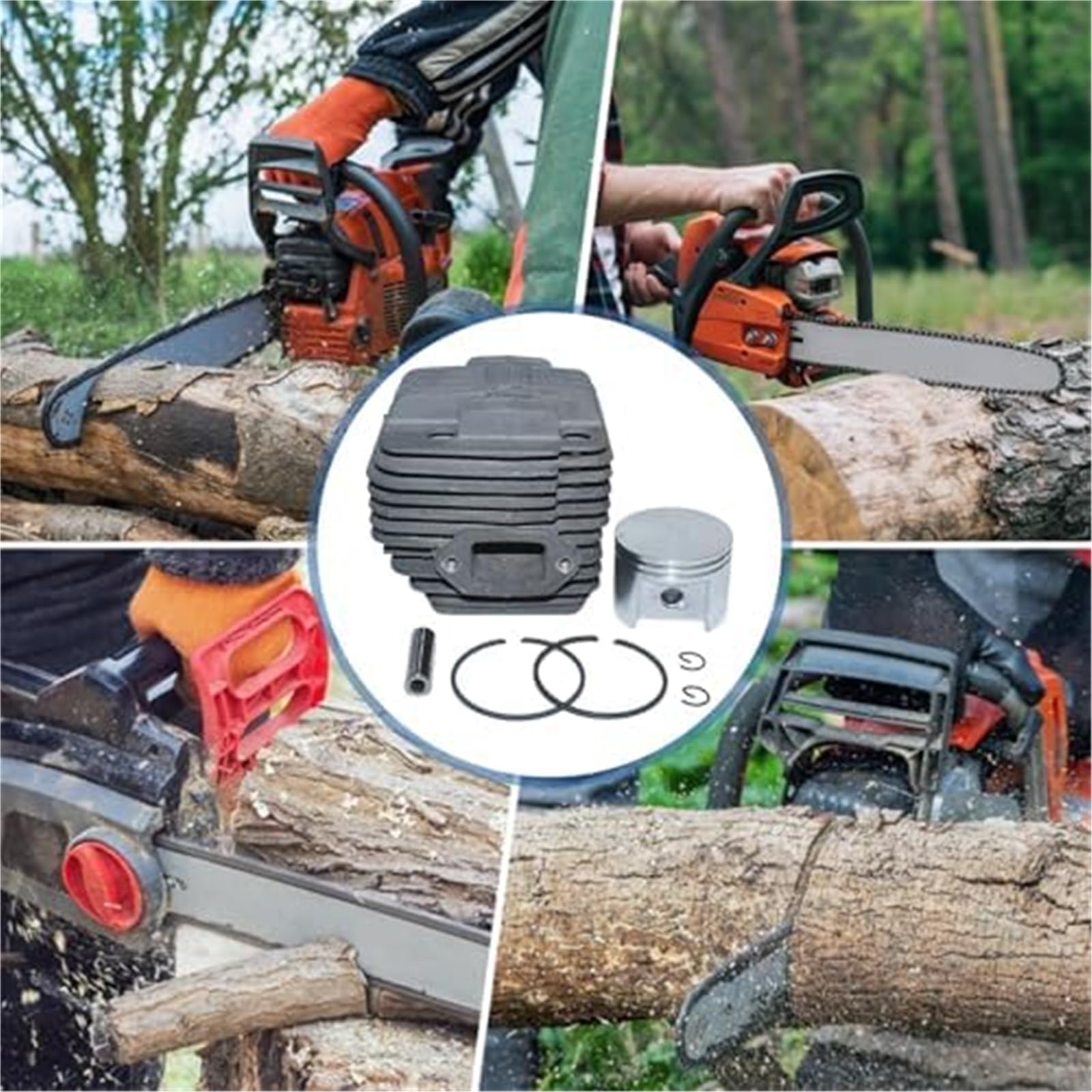 Zestaw filtrów powietrza i paliwa cylindra 49 mm, do piły do ​​cięcia betonu STIHL, TS400 Wymień 4223 020 1200 Zestaw filtrów powietrza do maszyn