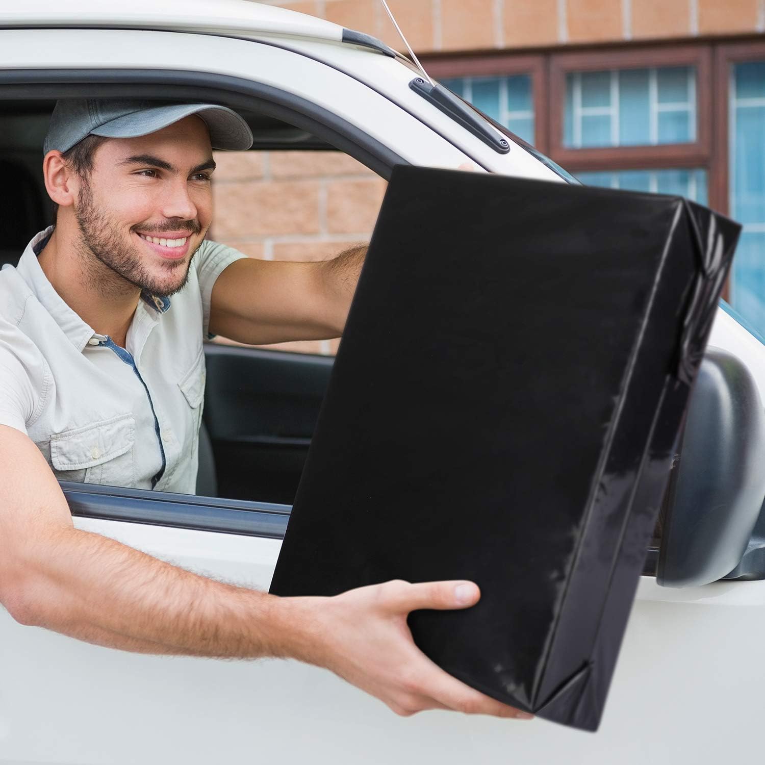 Metronic Poly Mailers 14.5x19 200Pcs Black, Large Shipping Bags for Clothing, Strong Adhensive Mailing Bags Shipping Envelopes Bags for Small Business - Image 6