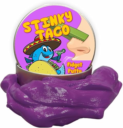 Miniatura 4 de Masilla para tacos apestosos, juguete divertido para aliviar el estrés, masilla tonta de primera calidad para bromas, bromas y diversión, idea de