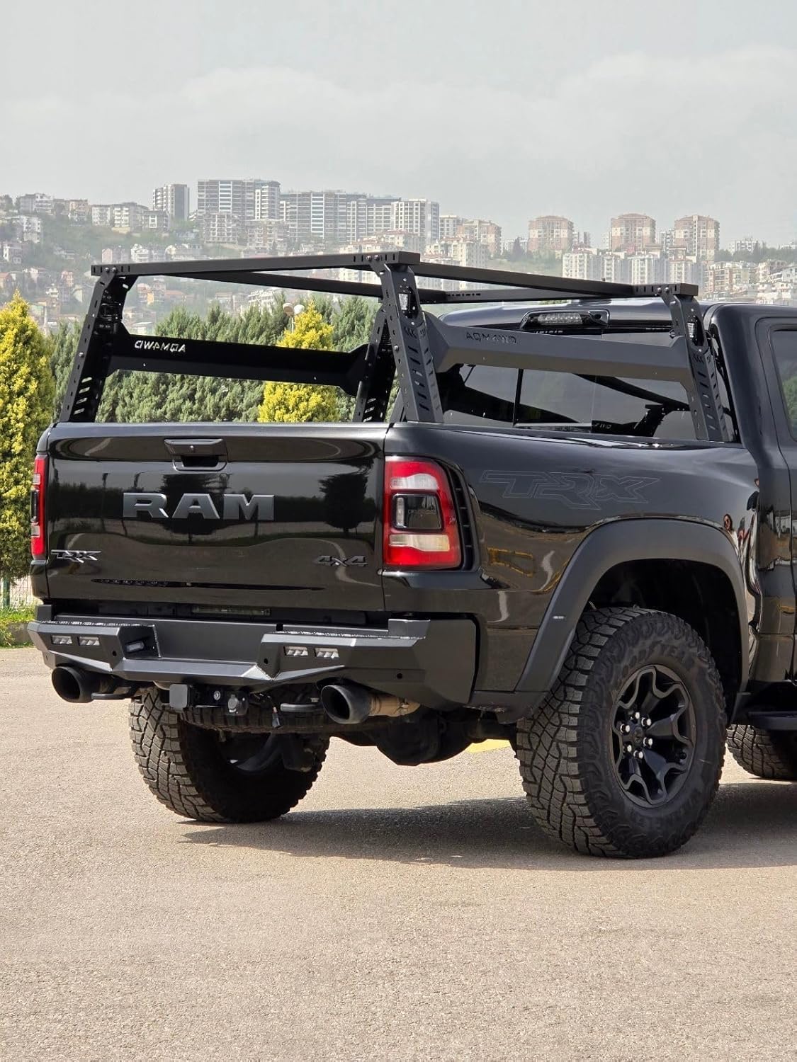 for Dodge RAM 1500 Truck Bed Rack Overland Rack with LED Lights – Heavy-Duty Tent Rack & Cargo Carrier (Truck Bed Size 5'7