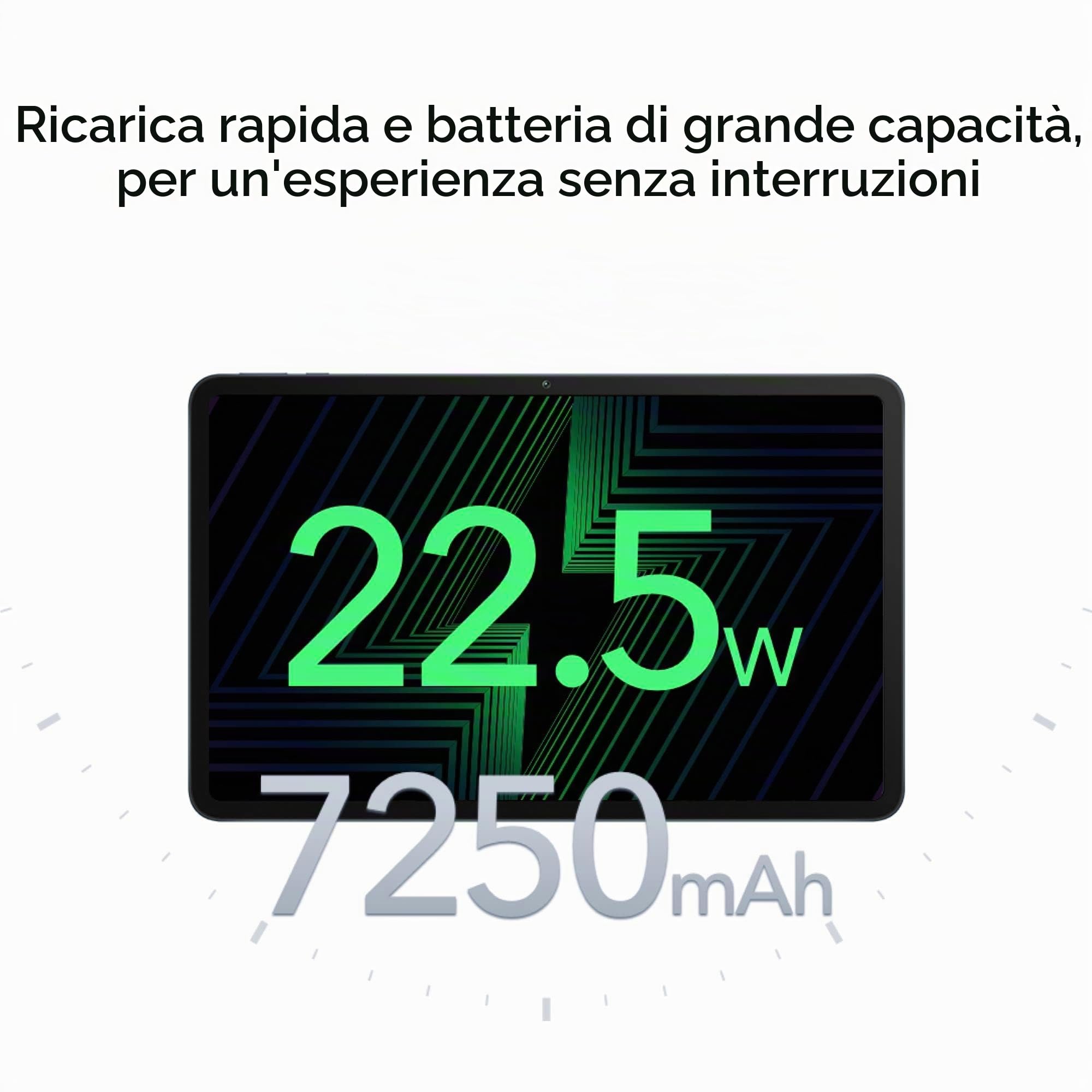 HONOR Pad 8 Tablet Touch 12 Pollici Schermo 2K 6+128 GB Espansibile, Batteria 7250 mAh, Qualcomm Snapdragon 680, 8 Altoparlanti Suono spazializzato, Android 12 con Google Service, WiFi+Bluetooth, Blu
