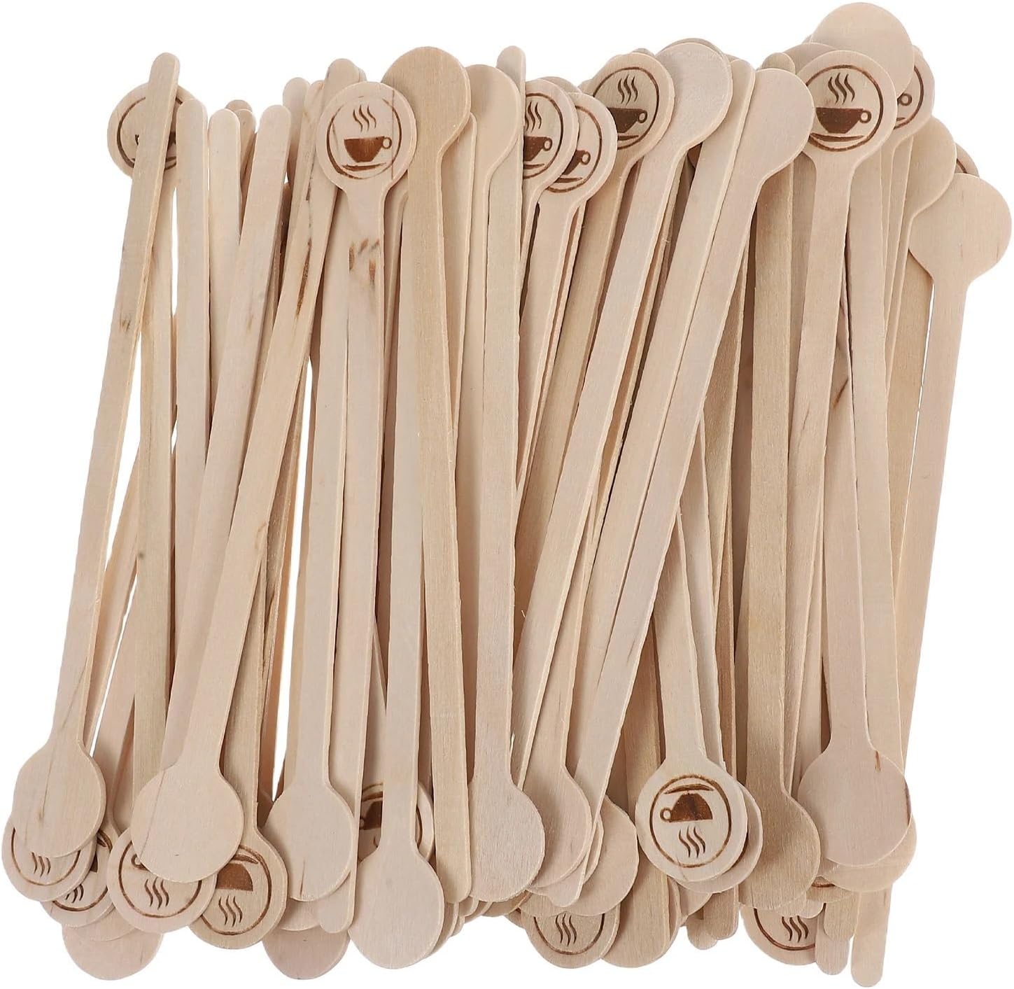 400 Pcs Wooden Coffee Stirring Sticks Hot Cold Disposable Cocoa Swizzle Rods Cocktail Supplies