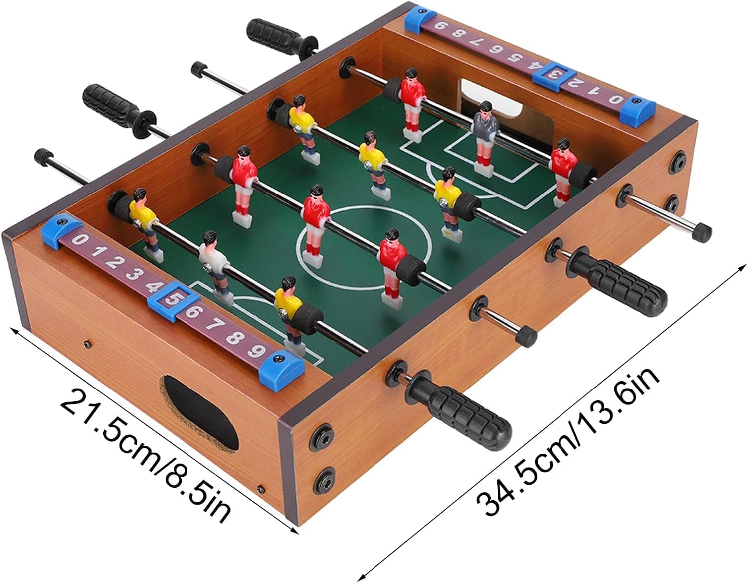 Foosball Table, Portable Mini Tabletop Soccer Table, Multifunctional Mini Table Football, Gift Indoor Game for Party Kids Play