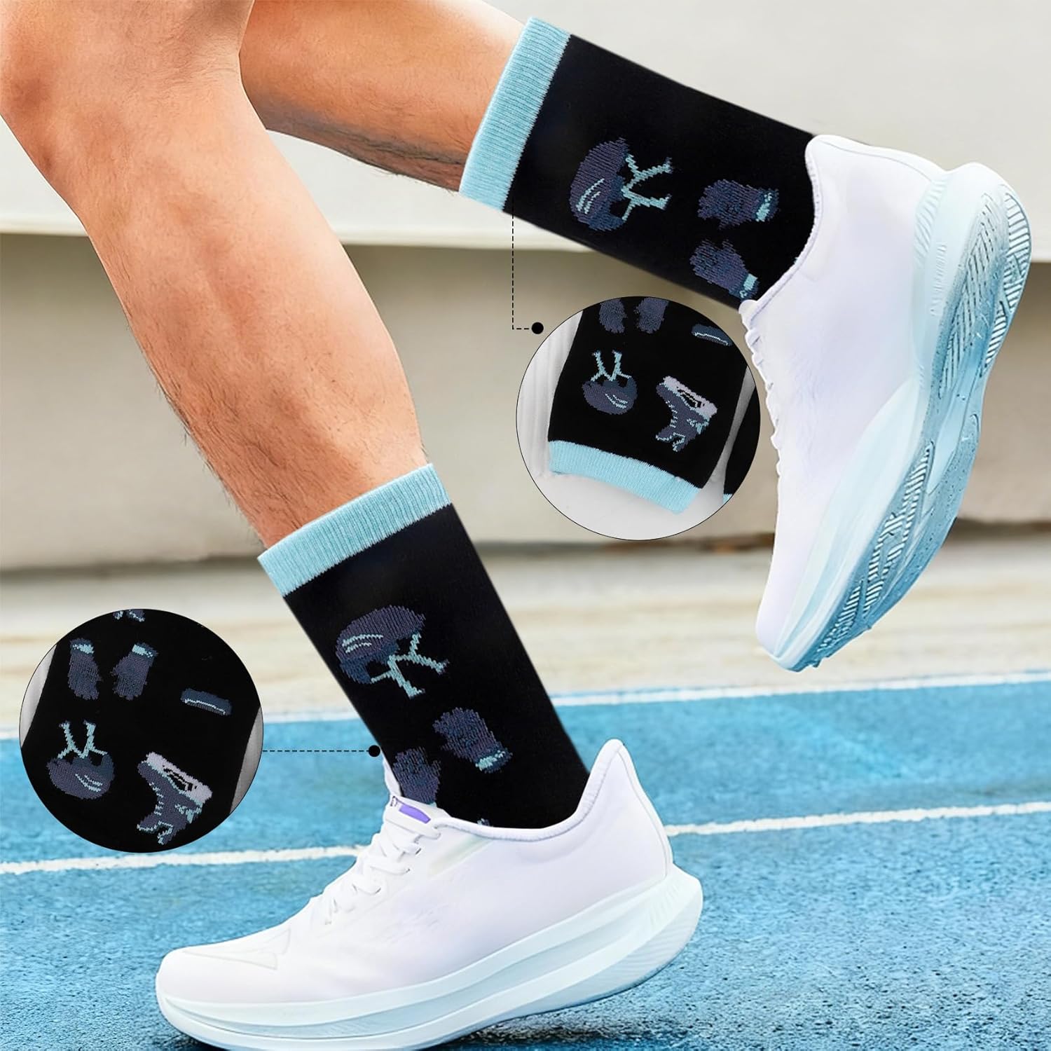 Ice Hockey Gifts for Men and Boys Christmas Birthday Stocking Stuffers Fathers Day Graduation Gift Ideas Funny Unique Socks Accessories for Ice Hockey Lovers, Teammate, Players, Friend, Family - Image 4