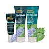 Desert Essence Dry Scalp Care Bundle – Pre-Shampoo Treatment, Shampoo & Conditioner – Tea Tree, Manuka Oil & Peppermint – Exfoliates, Cleanses & Nourishes for Healthy, Flake-Free Scalp