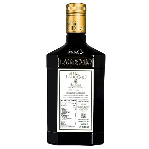 Miniatura 8 de Laudemio Sorgenti, Aceite de Oliva Extra Virgen Rico en Polifenoles de la Toscana +650 mg/kg, Cosecha Temprana Fresca 2024-2025, Premio de Oro