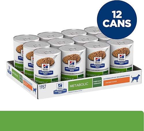 Miniatura 3 de Hill's Prescription Diet Alimento húmedo para perros con sabor a pollo, dieta veterinaria, latas de 13 onzas, paquete de 12