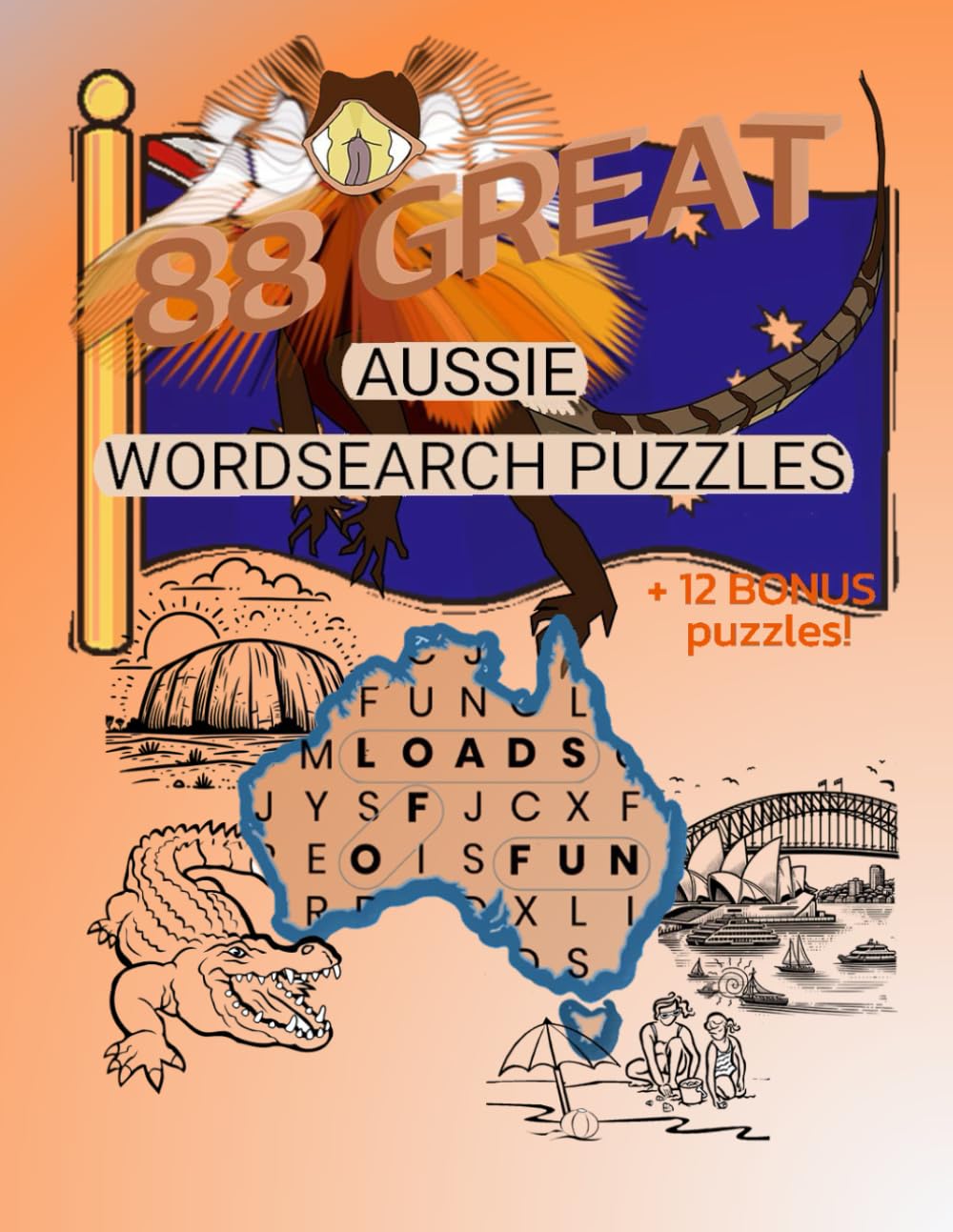 88 Great Aussie Wordsearch Puzzles