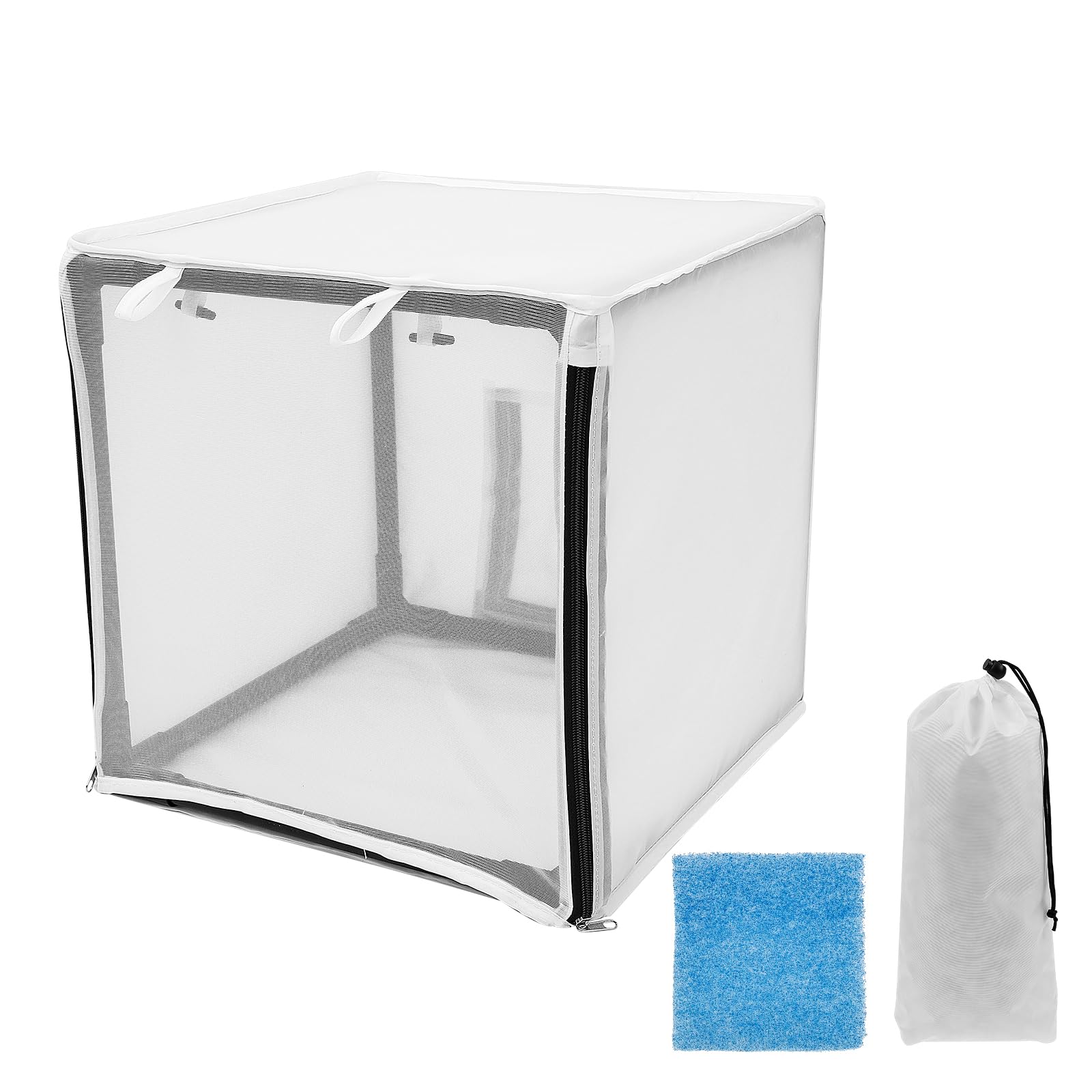 Airbrush Lack Spray Booth 15/29.5 Zoll abnehmbar tragbar für DIY Projekte Fernsteuerung Spielzeugauto weiß