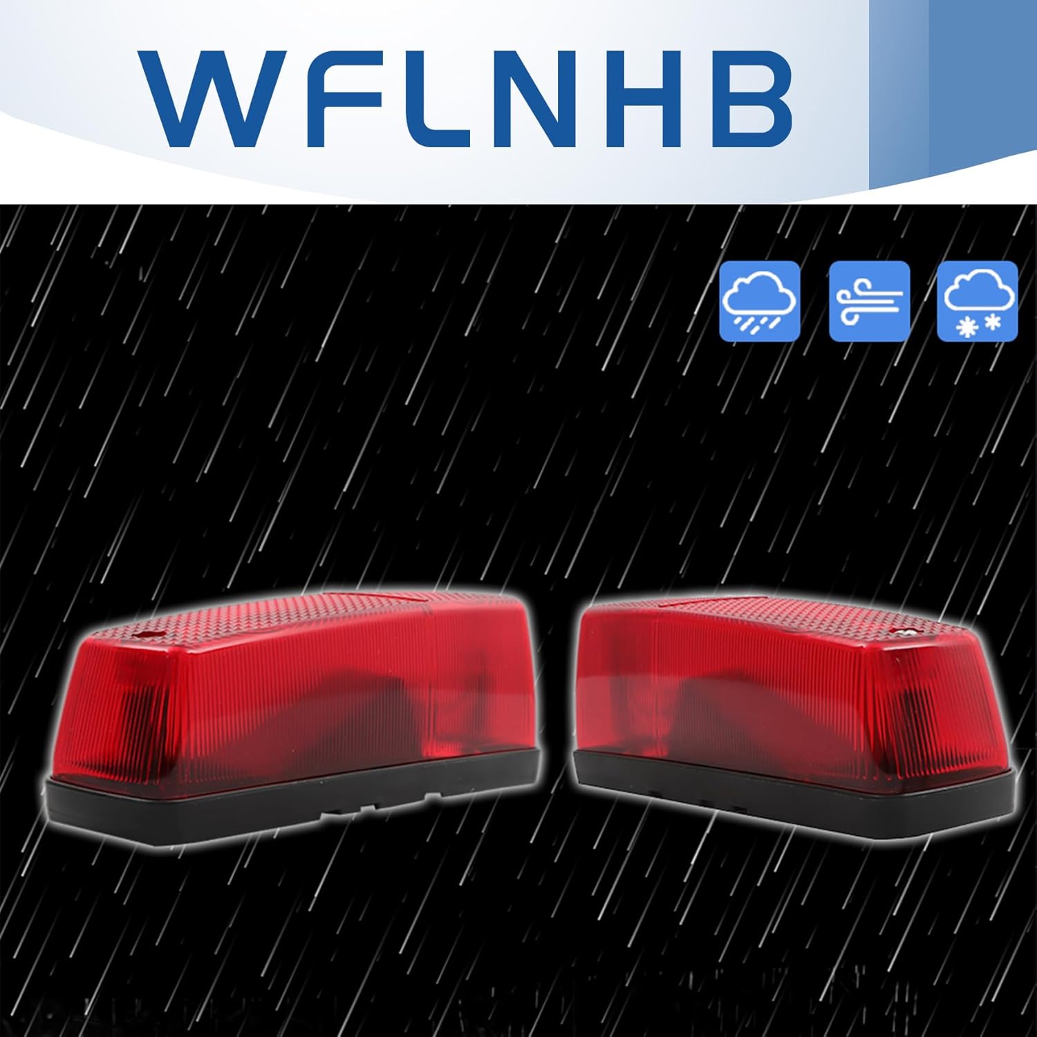 WFLNHB 1 Pair Tail Light Replacement for Kubota RTV1100 RTV-X1100 RTV500 RTV900 RTV-X1120 RTV1140 Replacement for HK75062700