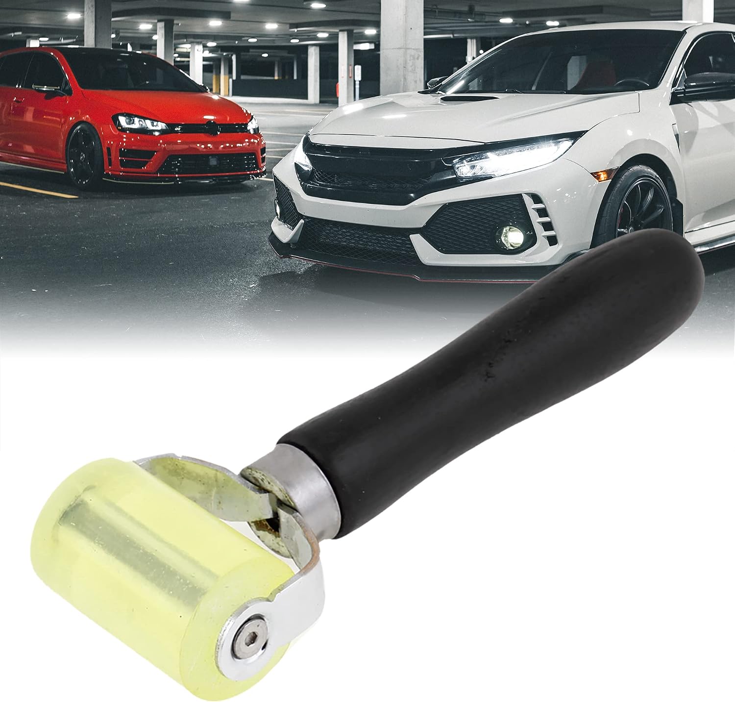 uxcell Car Sound Deadener Application Rolling Wheel Roller 5cm x 3.5cm