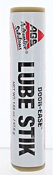 AGS Automotive Solutions Door-Ease Lubricant Stick, 1.68 Ounces, The Original No-Mess Stick Lubricant, Weatherproof and Wear-Resistant, Wide Range of Applications