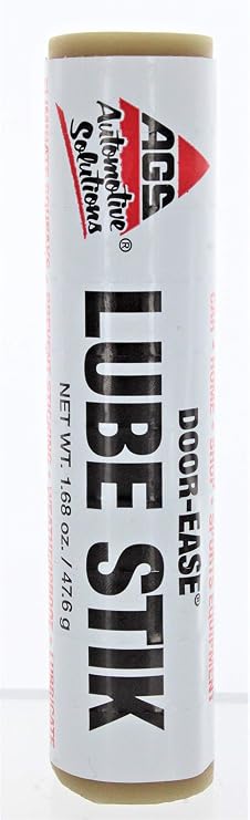 AGS Automotive Solutions Door-Ease Lubricant Stick, 1.68 Ounces, The Original No-Mess Stick Lubricant, Weatherproof And Wear-Resistant, Wide Range Of Applications