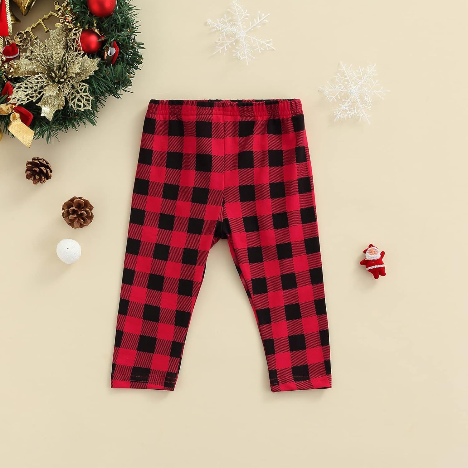 Baby Boys Girls Pants Little Kids Christmas Plaids Check Long Pants Fall Winter Straight Wide Leg Trousers: Clothing, Shoes & Jewelry