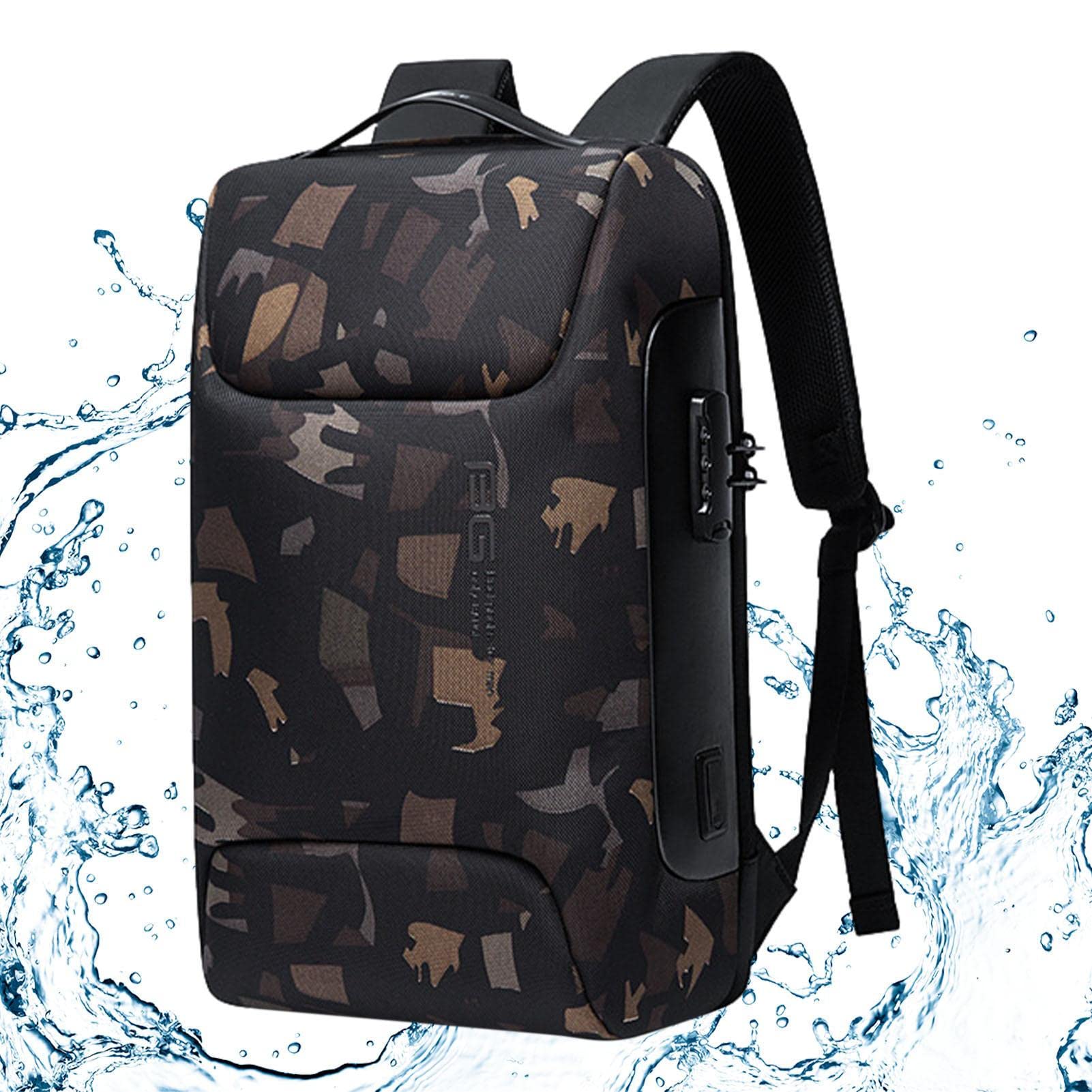 盗難防止 耐刃 バック 収納 ビジネス 撥水 防犯 バッグ リュック バックパック トラベル USBポート ノートパソコン メンズ レディ :  3Qヤフーショップ - 通販 - Yahoo!ショッピング 盗難防止バックパック, ロック バックパック 防水, USBインターフェイスを持つ女性のための人の商業偶然のバックパックの大学のバッ