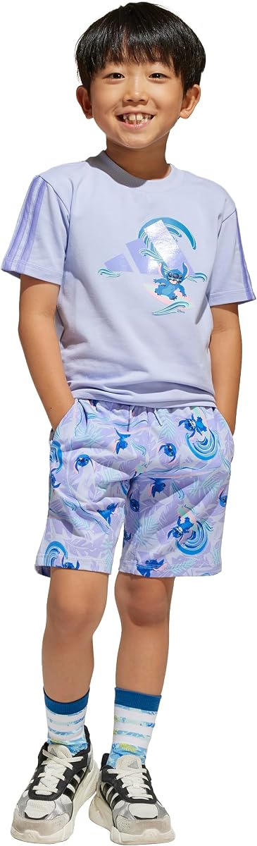 adidas Conjunto de camiseta de Disney Mickey Mouse para niño