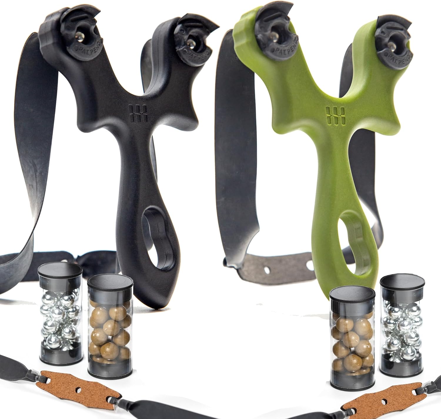 SimpleShot Beanflip Slingshot Kit (Green & Black) Bundle