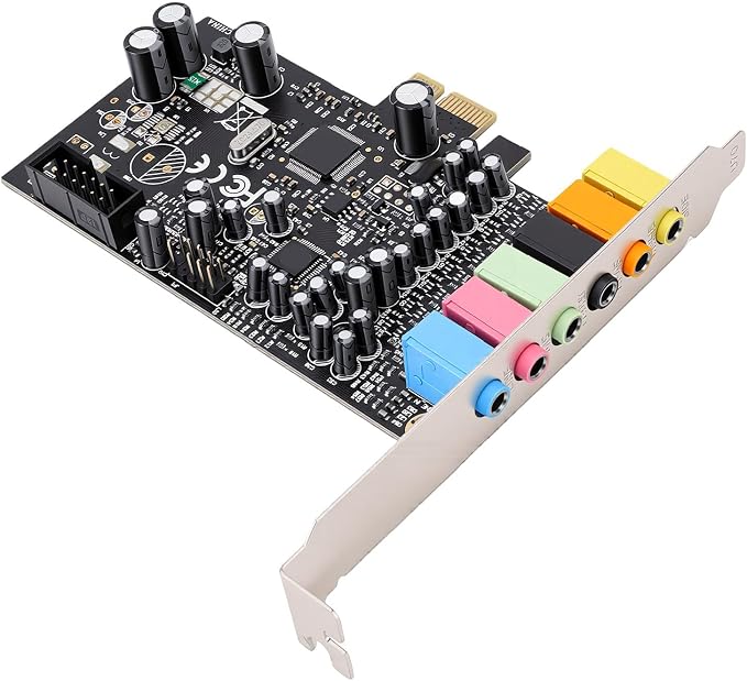 Tarjeta de sonido 7.1 PCIe X1 HD para PC miniatura 9