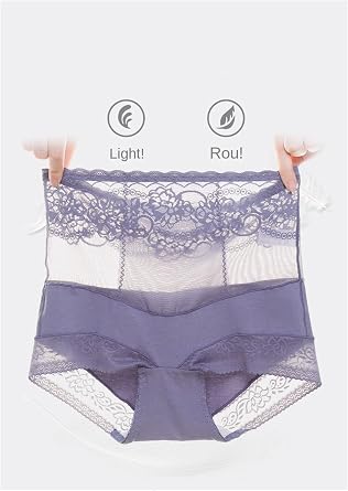 Women's Cotton Underwear, High Waisted Ladies Panties, Full Coverage Briefs -Multi Pack