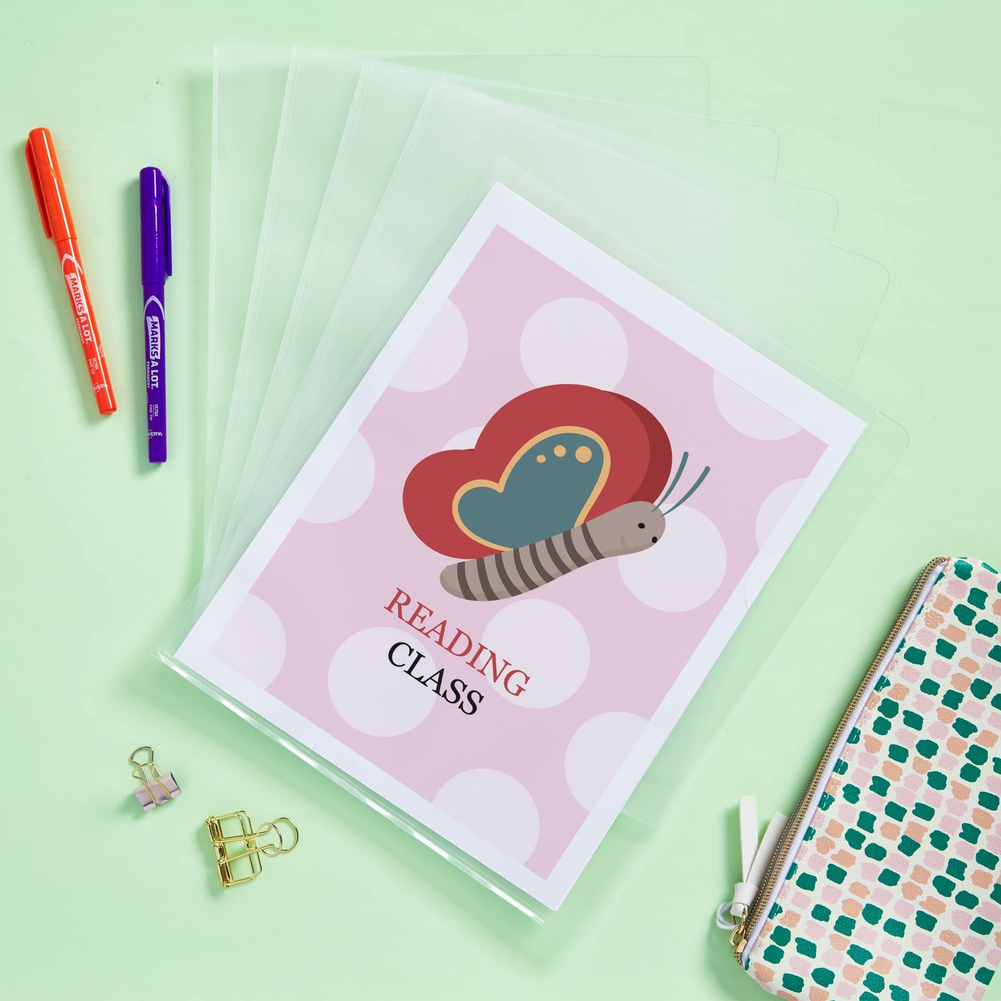 Image secondaire de Avery Protège-documents en Plastique - Lot de 12 Pochettes A4