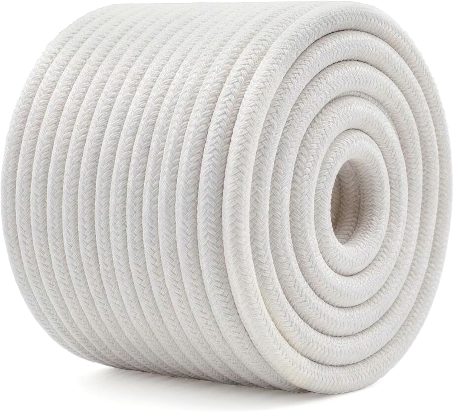 Amazon.com: 3/8 Inch 100Feet White Braided Cotton Rope, Natural Cotton ...