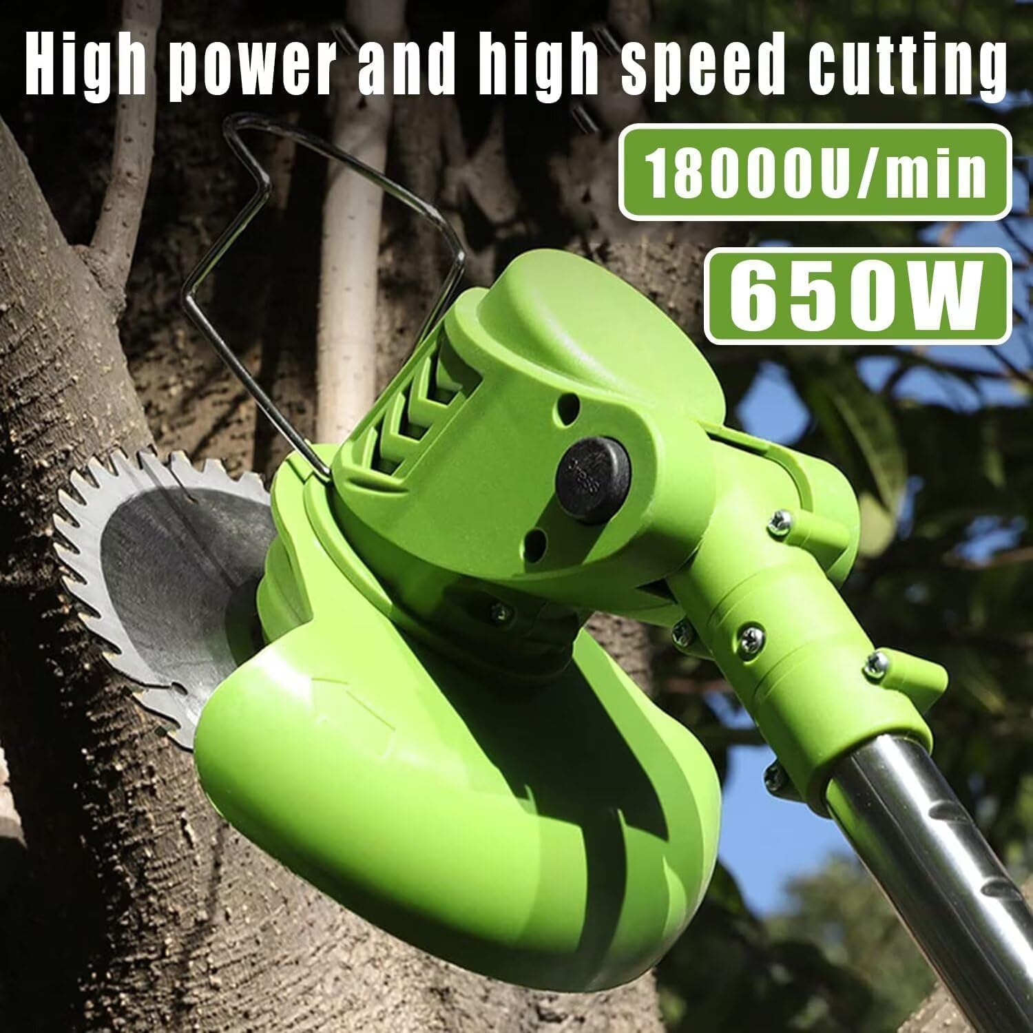 Weed Wacker Battery Powered - 3-in-1 Electric Weedeater/Grass Trimmer/Lawn Edger, Lightweight Cordless Weed Wacker for Yard Maintenance Must Haves, Lawn Trimmer for Garden Care