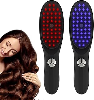 فرشاة نعومة (بكامل الفعول).. للعناية الشاملة بالشعر! توفر الراحة والتجديد بتقنيات حديثة: مساج لتقوية الشعر + بخار نانو للتغذية + ضوء أح - من جينيريك