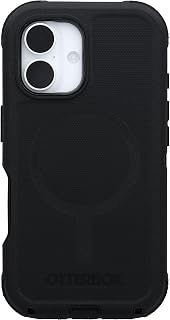 OtterBox iPhone 16 Defender Series Case - Black | Tough, Rugged & Durable iPhone Case, Snaps on MagSafe, Multi-Layer, Impact Absorbing iPhone Case