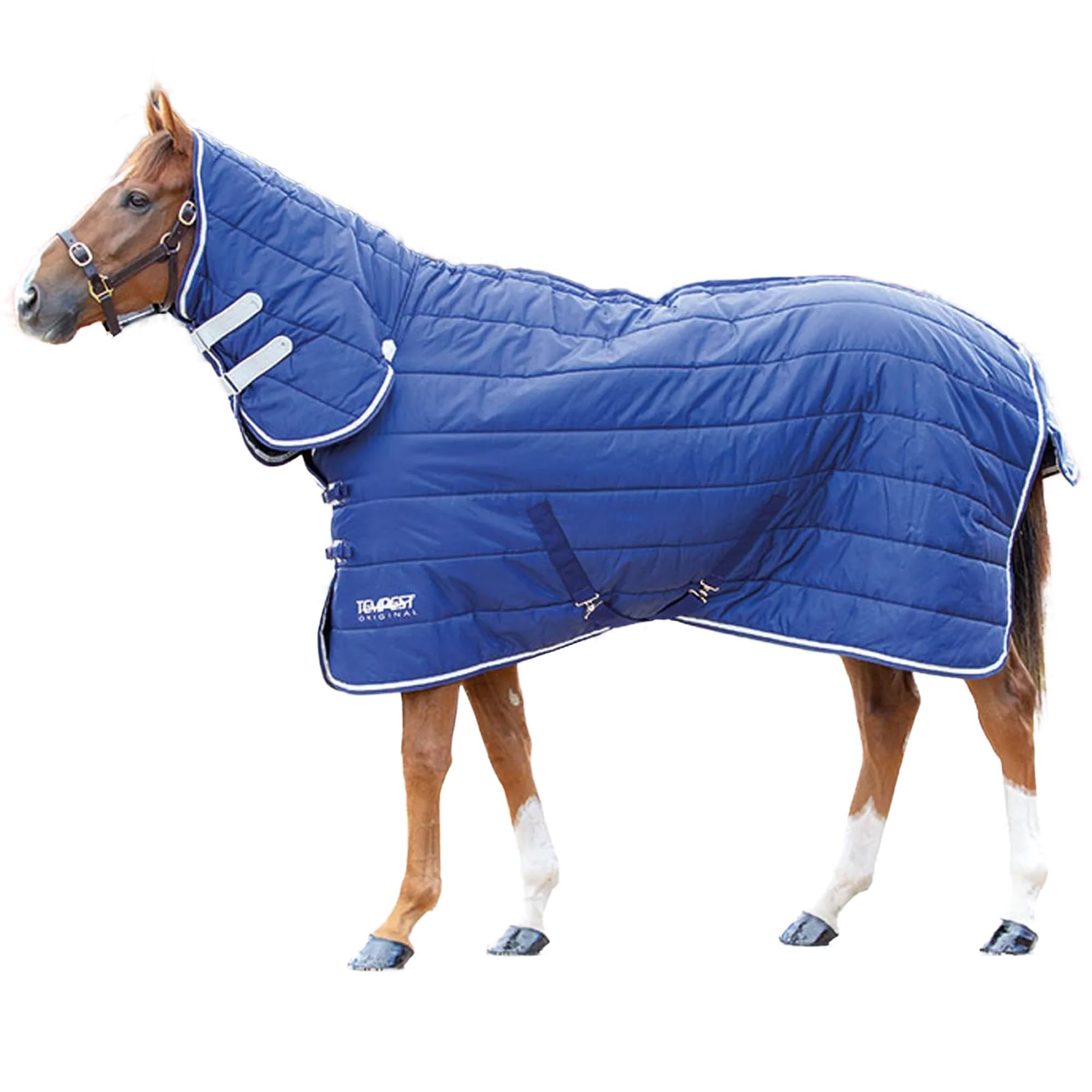 Shires Tempest Original 100g Stable Rug and Neck - Navy 6'3" / 75", Navy