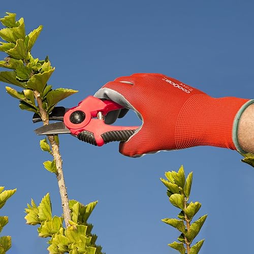 Miniatura 9 de COOLJOB 10 pares de guantes de trabajo de seguridad para hombres y mujeres, antideslizantes, con revestimiento de goma de nitrilo, guantes de