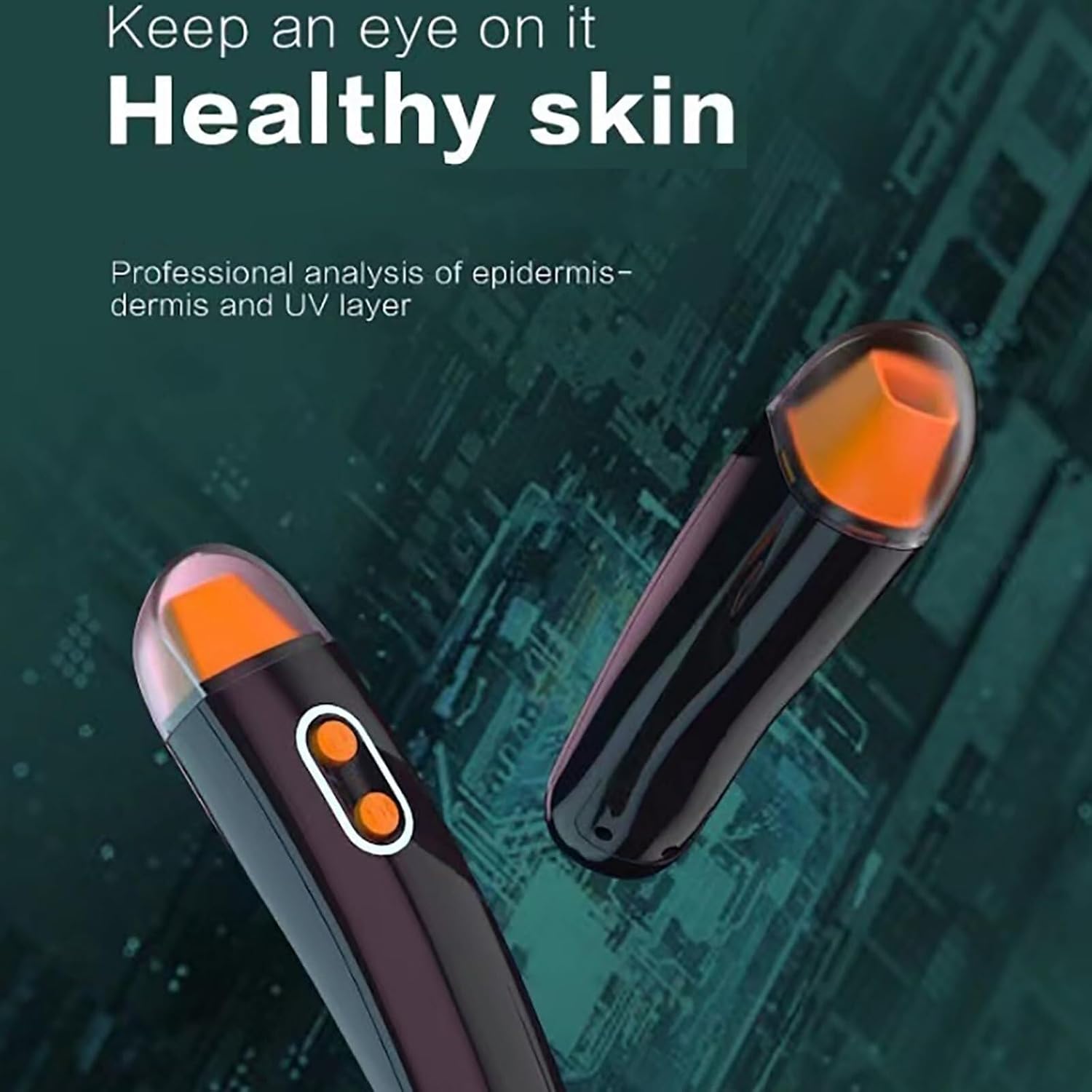 AI Intelligent Facial Skin Analysis Tester, Analyzer, Quick of 10 Problems, 3D Depth Detection/8 Million HD Imaging/Data Storage, Suitable for Beauty, Home, Salon