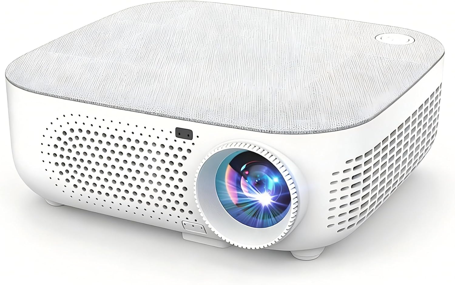 Mini Smart Portable Projector with WiFi and Bluetooth, Support 1080P Video Projector, Display/Manual Focus, For Home Theater/Gaming/Outdoor